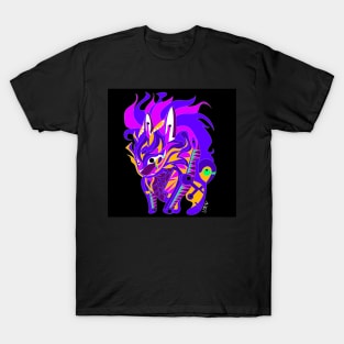 black esquilax rabbit hunger of fire ecopop kaiju beast art T-Shirt